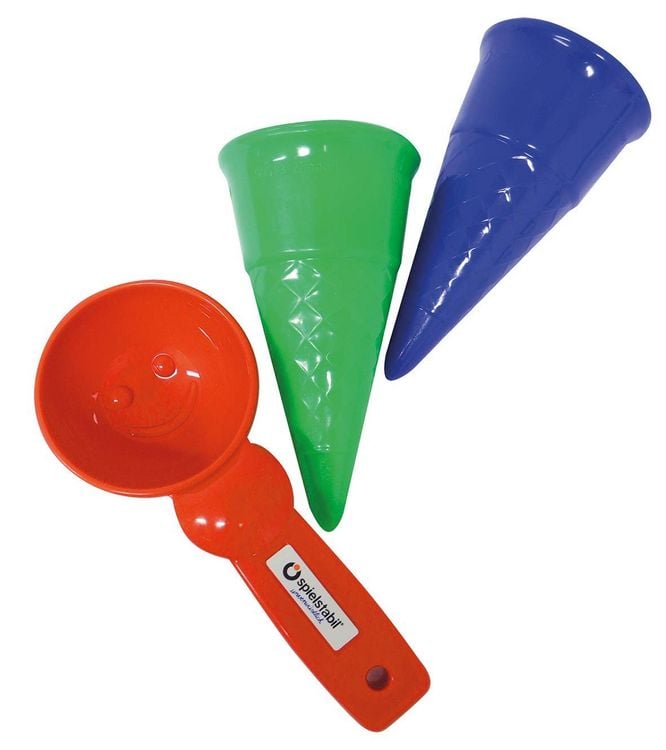 Produktbild: Spielstabil 7545 - EIS-Duo Classic, 3-teilig im Netz, Sandspielzeug