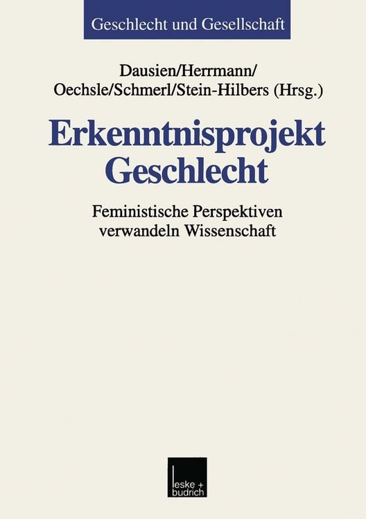 Produktbild: Erkenntnisprojekt Geschlecht