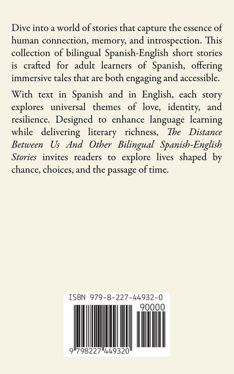 Produktbild: The Distance Between Us And Other Bilingual Spanish-English Stories
