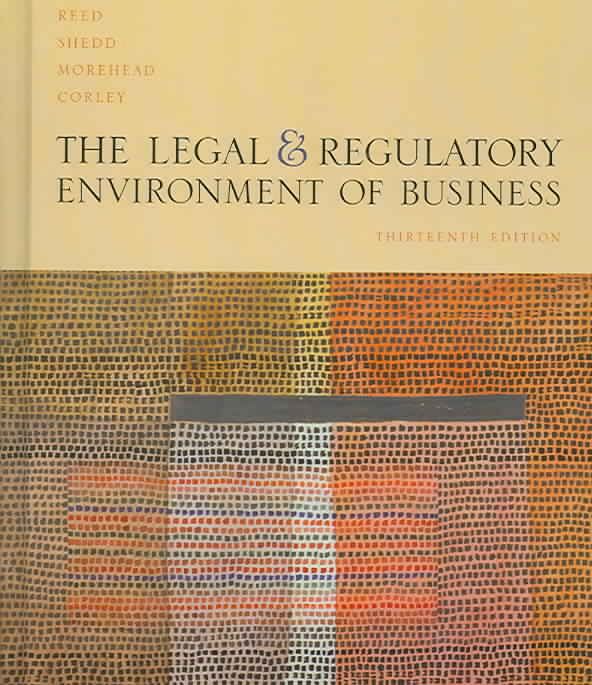 Produktbild: Legal and Regulatory Environment of Business