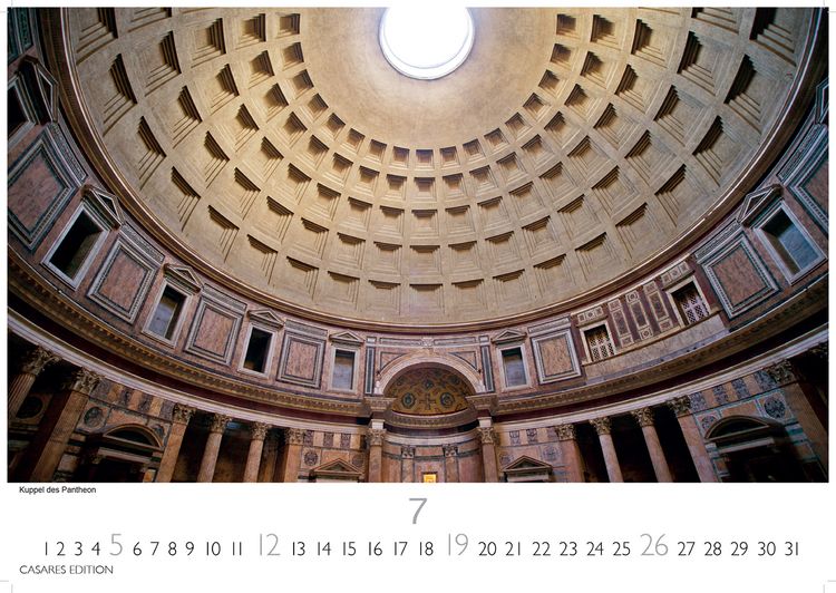 Produktbild: Rom Kalender 2026 – Wandkalender | Fotokalender Italien 35x50cm - mit 12 beeindruckenden Motiven der ewigen Stadt