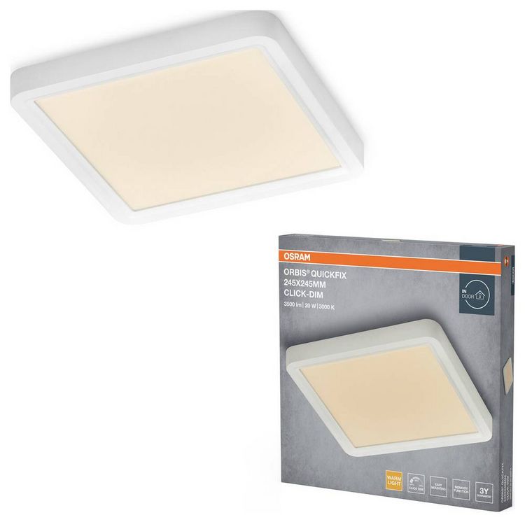 Produktbild: OSRAM HOMELIGHTING 4099854604843 Deckenleuchte, LED-Deckenleuchte Wei&szlig;
