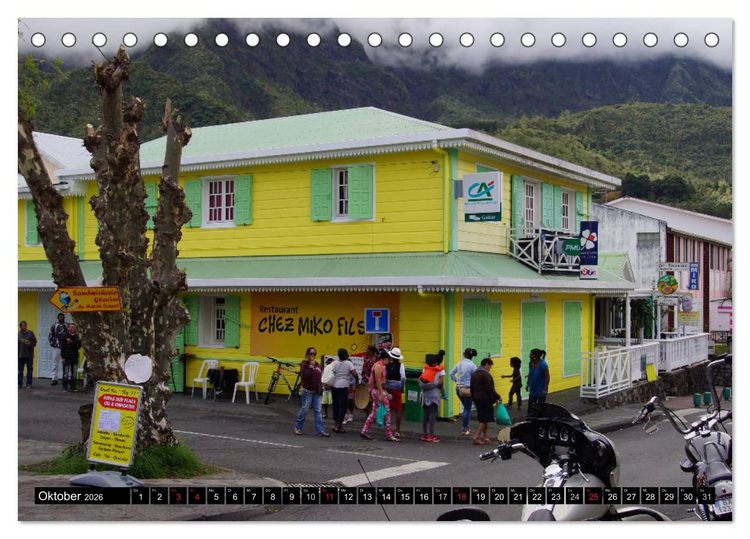 Produktbild: La R&eacute;union - Paradies im indischen Ozean (Tischkalender 2026 DIN A5 quer), CALVENDO Monatskalender