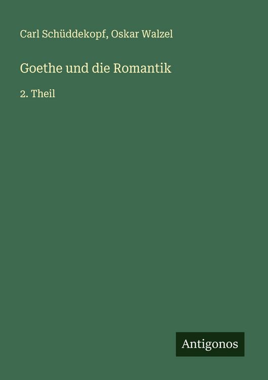 Produktbild: Goethe und die Romantik