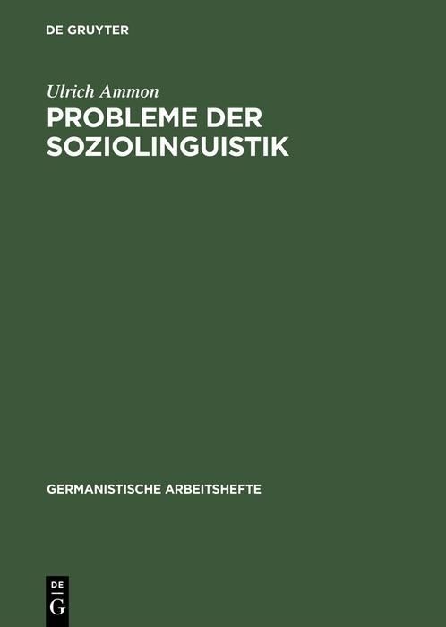 Produktbild: Probleme der Soziolinguistik
