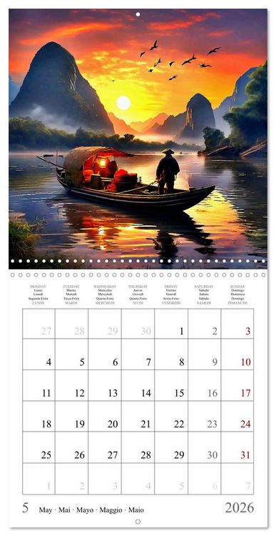 Produktbild: China - Magical Landscapes (Wall Calendar 2026 12 &times; 12 Inch) CALVENDO 12 Month Wall Calendar