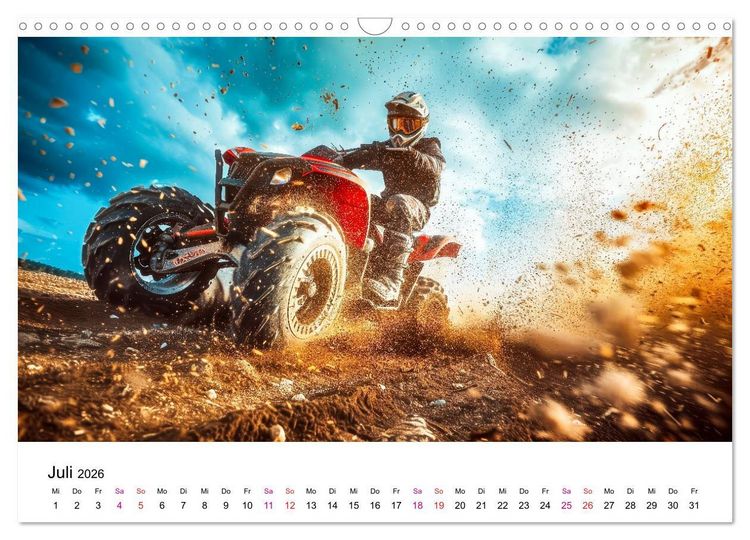 Produktbild: Quad Erlebnisse (Wandkalender 2026 DIN A3 quer), CALVENDO Monatskalender