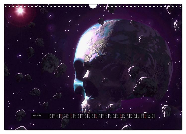 Produktbild: Welten der Nacht &ndash; Gothic und Dark Art (Wandkalender 2026 DIN A3 quer), CALVENDO Monatskalender