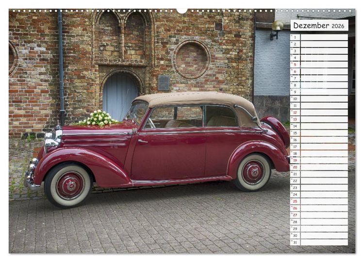 Produktbild: Mercedes Benz 170 Cabriolet (hochwertiger Premium Wandkalender 2026 DIN A2 quer), Kunstdruck in Hochglanz