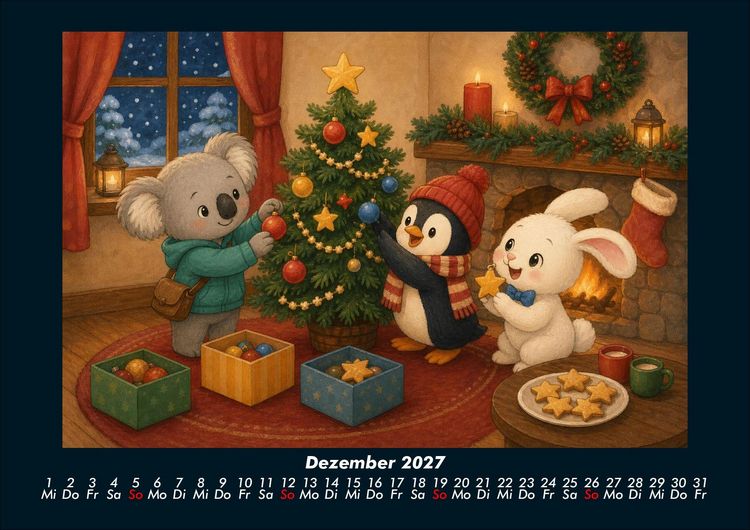 Produktbild: Kiki, Pico & Bouncy feiern durchs Jahr 2027 Fotokalender DIN A4