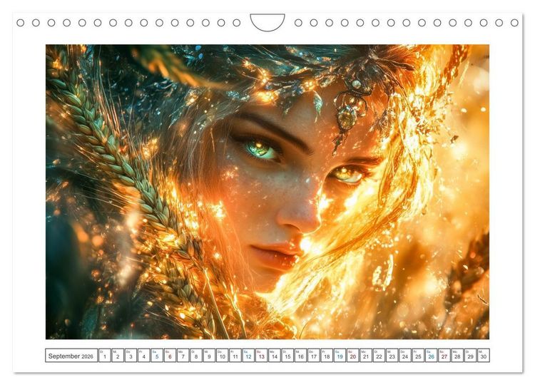 Produktbild: Die G&ouml;tter des Nordens (Wandkalender 2026 DIN A4 quer), CALVENDO Monatskalender