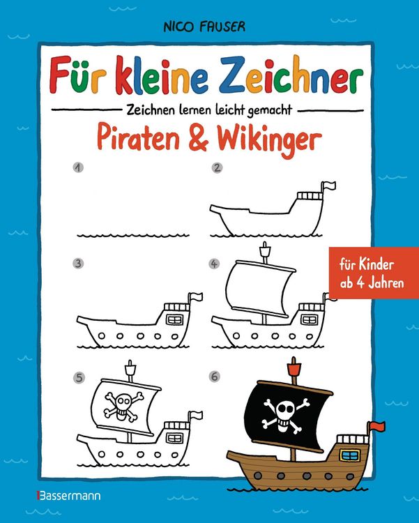 Produktbild: F&uuml;r kleine Zeichner - Piraten & Wikinger