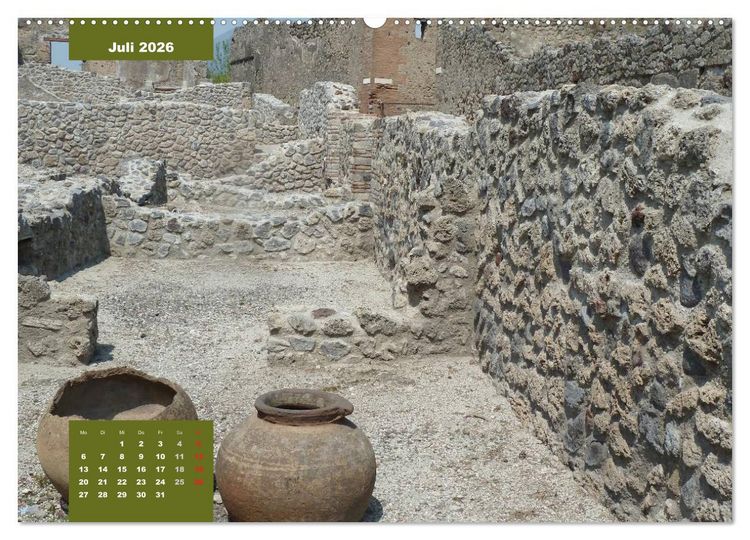 Produktbild: Pompeji-Kalender (hochwertiger Premium Wandkalender 2026 DIN A2 quer), Kunstdruck in Hochglanz