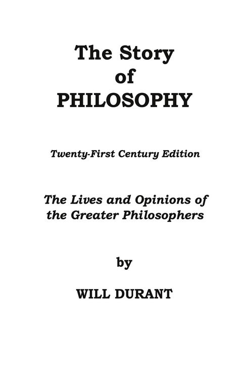 Produktbild: The Story of Philosophy