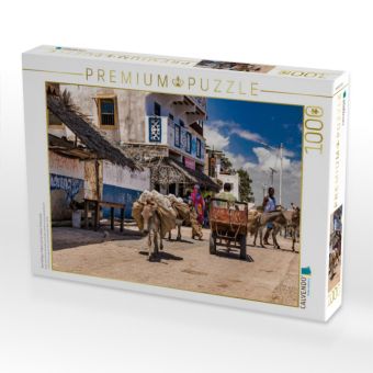 Produktbild: CALVENDO Puzzle Gesch&auml;ftiges Treiben auf der Hafen-Promenade | 1000 Teile Lege-Gr&ouml;&szlig;e 64x48cm Foto-Puzzle f&uuml;r gl&uuml;ckliche Stunden