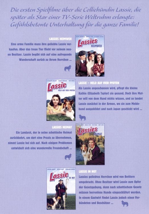 Produktbild: Lassie - Die Spielfilm Collection [4 DVDs]