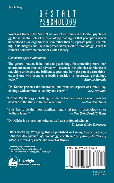 Produktbild: Gestalt Psychology