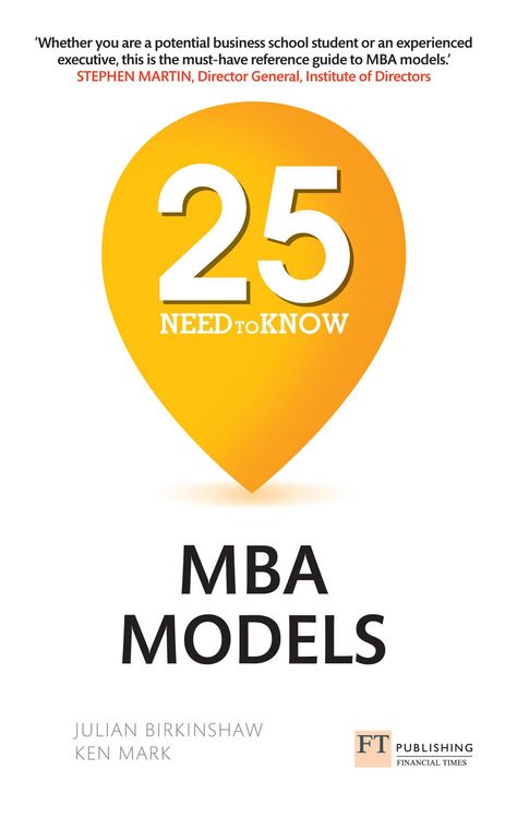 Produktbild: 25 Need-to-Know MBA Models