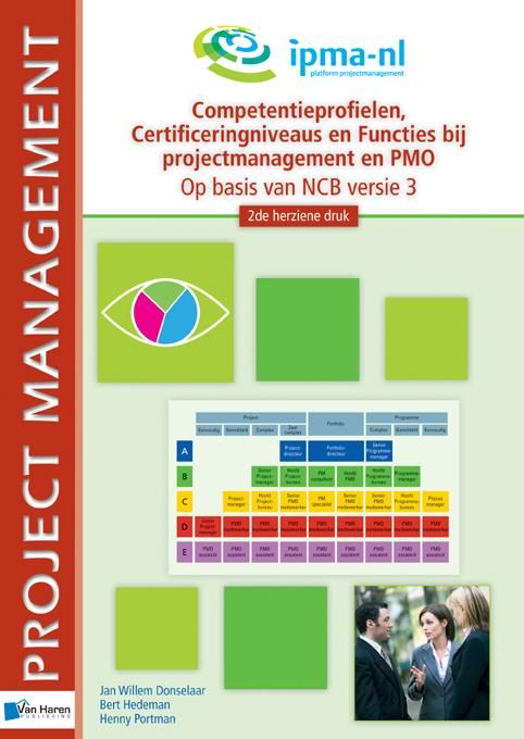 Produktbild: Competentieprofielen, Certificeringniveaus en Functies bij projectmanagement en PMO - Op basis van NCB versie 3 - 2de herziene druk