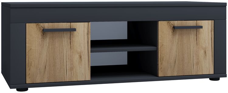 Produktbild: Holz TV Lowboard M&ouml;bel Fernsehschrank Usilo L