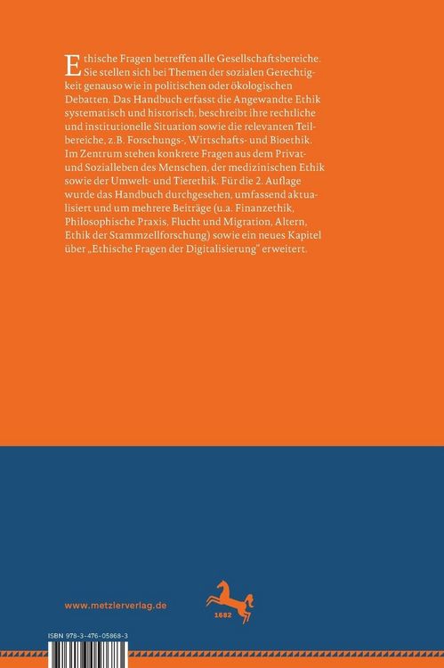 Produktbild: Handbuch Angewandte Ethik