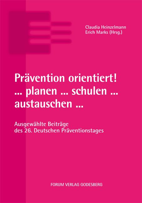 Produktbild: Pr&auml;vention orientiert! ... planen ... schulen ... austauschen ...