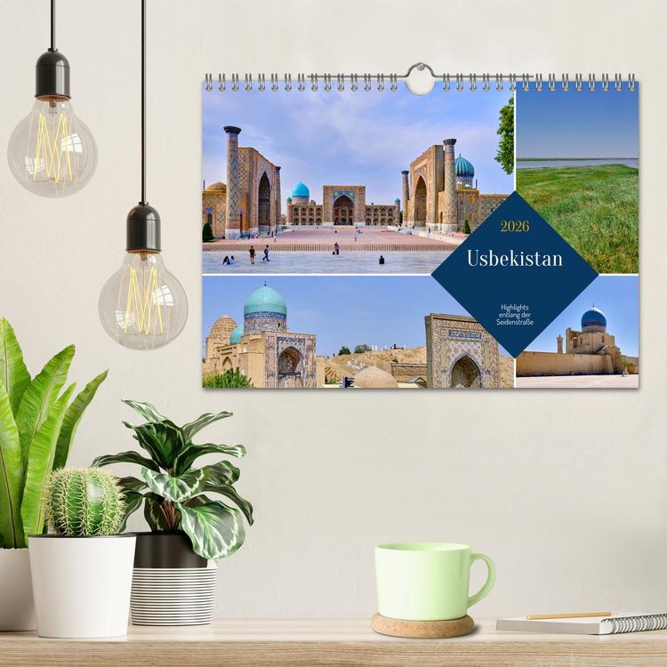 Produktbild: Zentralasien - Entlang der alten Seidenstra&szlig;e (Wandkalender 2026 DIN A4 quer), CALVENDO Monatskalender