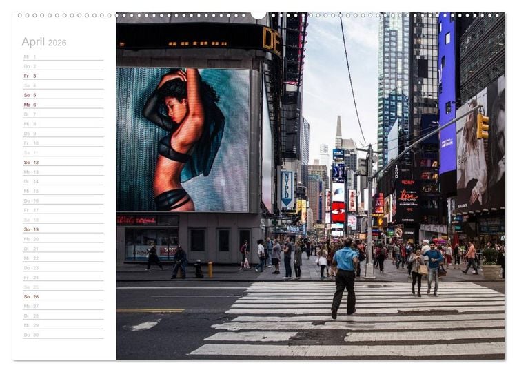 Produktbild: New York - Bilder einer Metropole (Wandkalender 2026 DIN A2 quer), CALVENDO Monatskalender