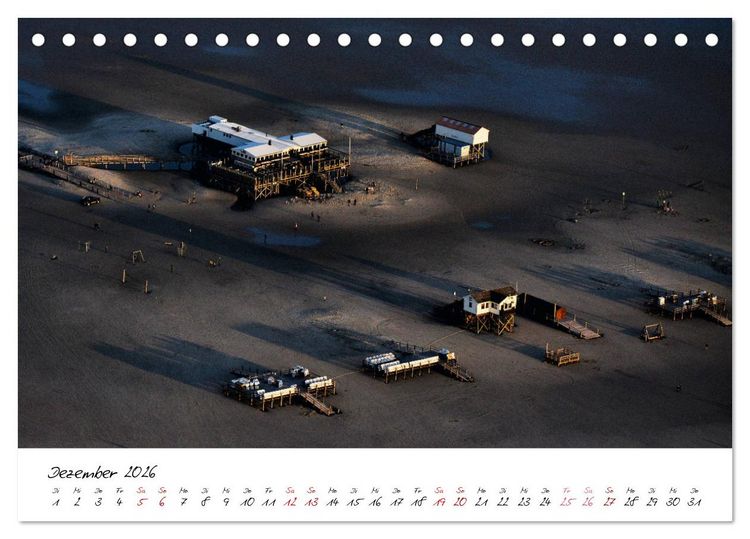 Produktbild: Naturpark Wattenmeer und Helgoland (Tischkalender 2026 DIN A5 quer), CALVENDO Monatskalender