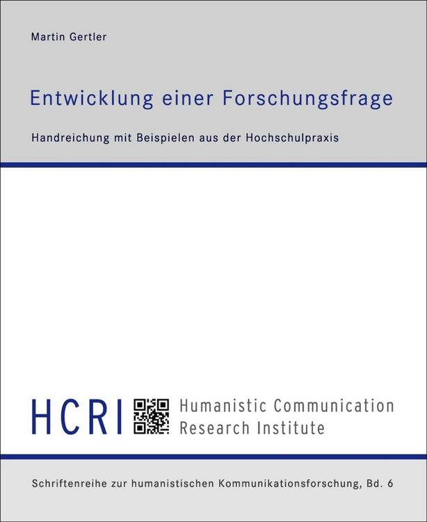 Produktbild: Entwicklung einer Forschungsfrage