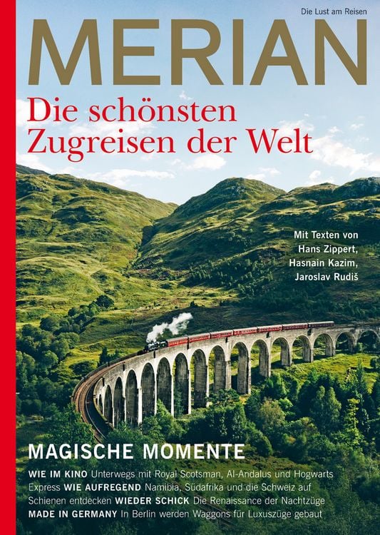 Produktbild: MERIAN Die sch&ouml;nsten Zugreisen der Welt 10/2022