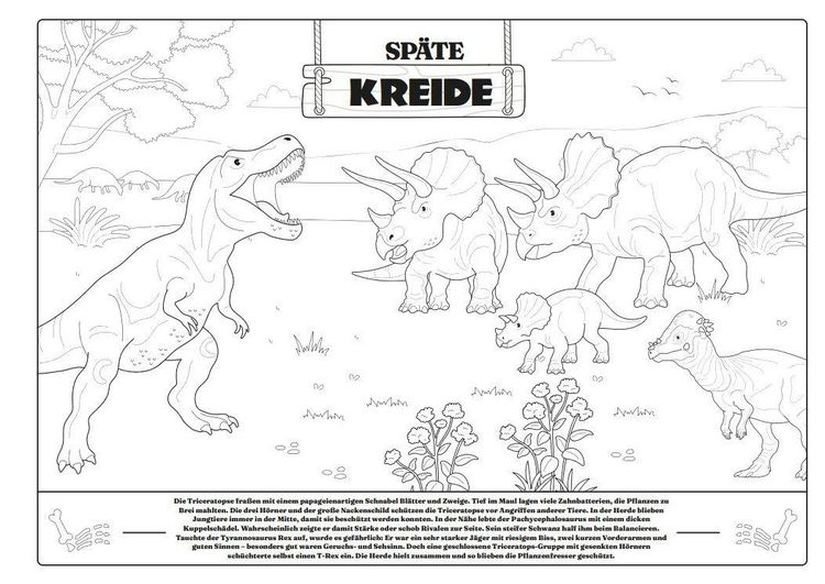 Produktbild: Mein extra gro&szlig;es Malbuch - Dinosaurier