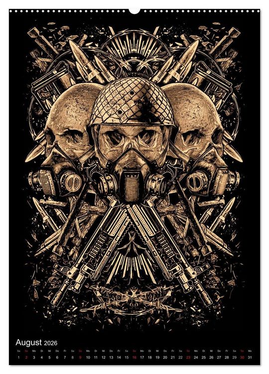Produktbild: BLOODBOY/WAR ILLUSTRATION (hochwertiger Premium Wandkalender 2026 DIN A2 hoch), Kunstdruck in Hochglanz