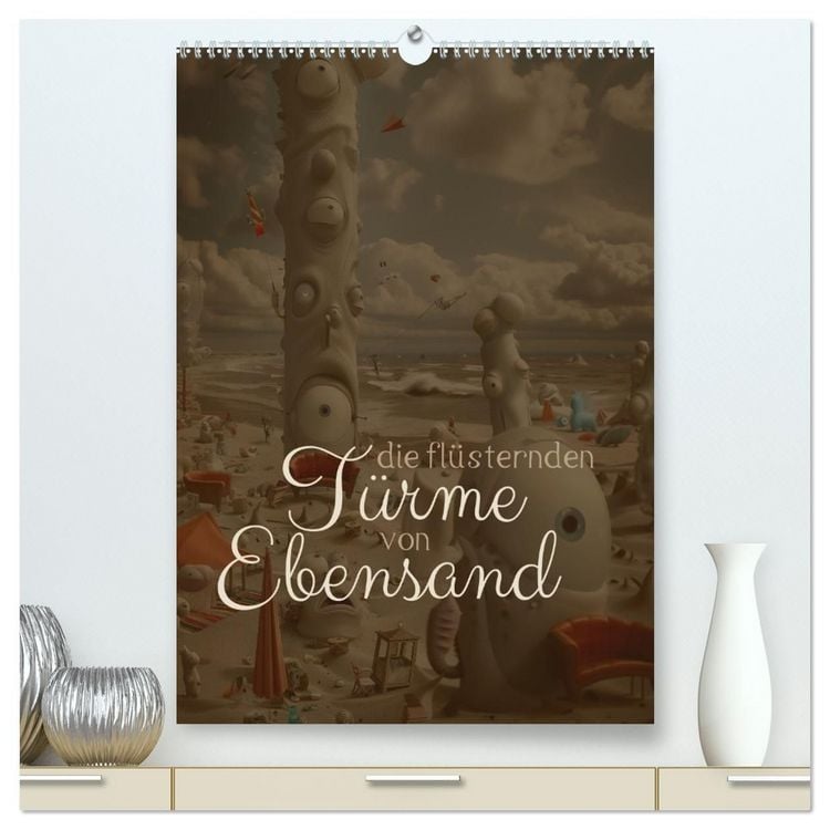 Produktbild: Die Fl&uuml;sternden T&uuml;rme von Ebensand (hochwertiger Premium Wandkalender 2027 DIN A2 hoch), Kunstdruck in Hochglanz