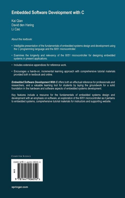 Produktbild: Embedded Software Development with C