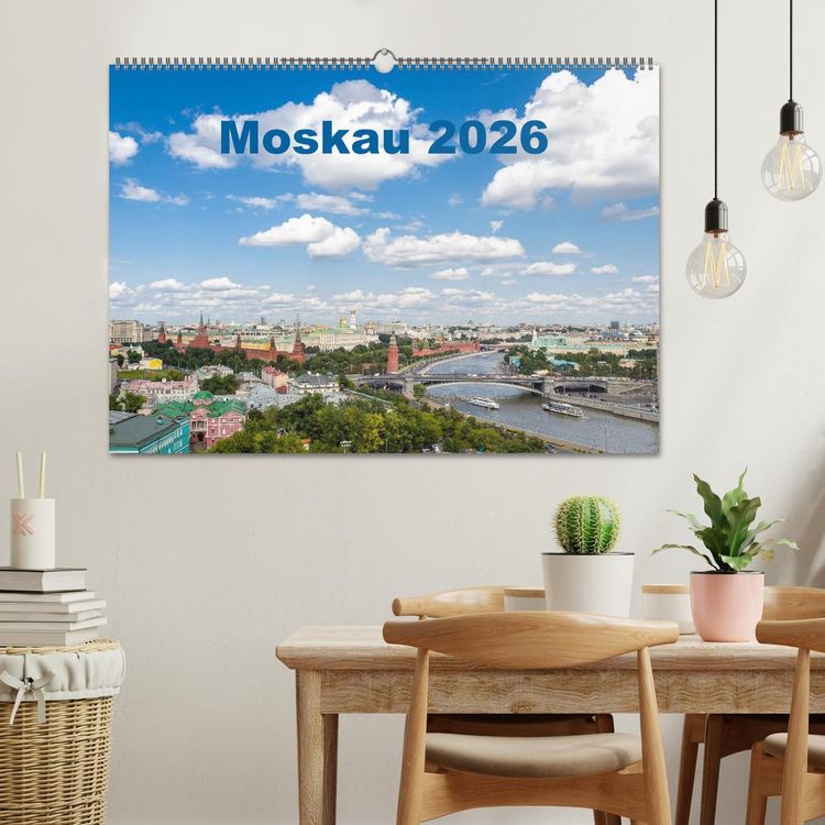Produktbild: Moskau 2026 (Wandkalender 2026 DIN A2 quer), CALVENDO Monatskalender