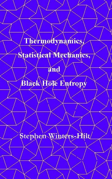 Produktbild: Thermodynamics, Statistical Mechanics, and Black Hole Entropy