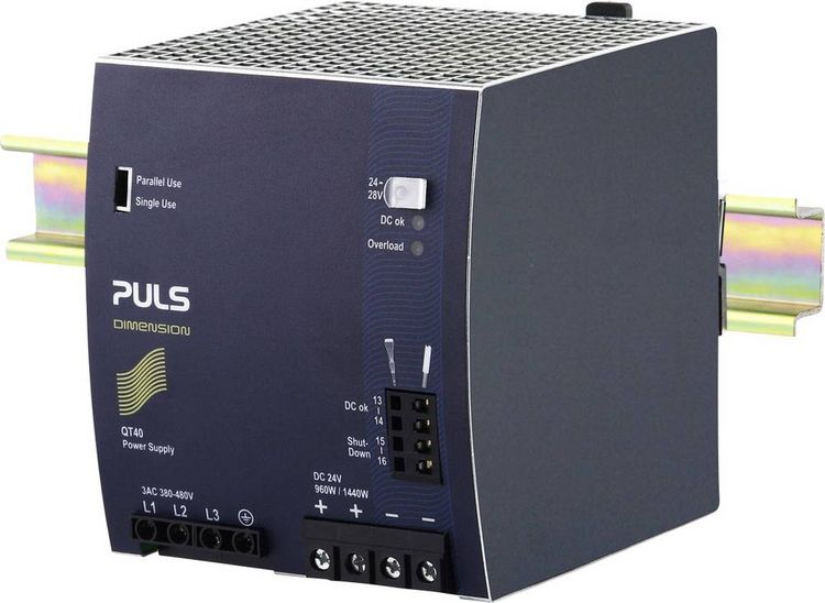 Produktbild: PULS QT40.242 Hutschienen-Netzteil (DIN-Rail) 40A 960W Inhalt 1St.