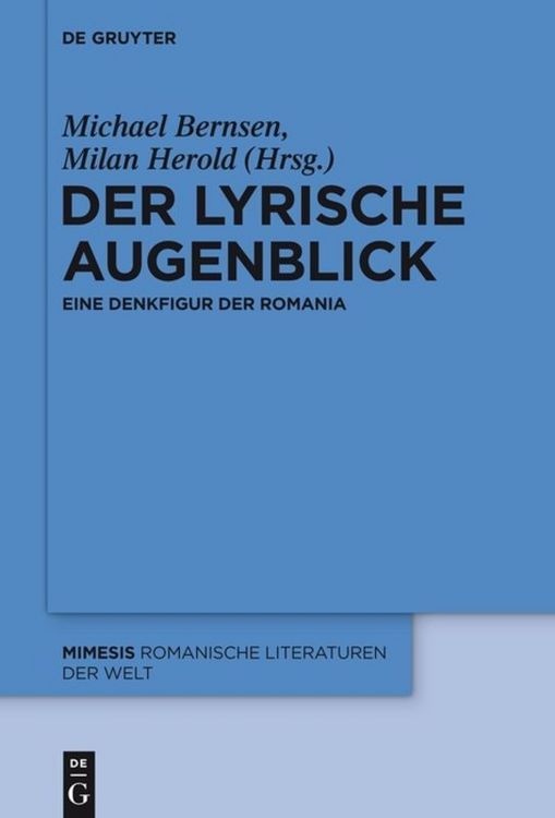 Produktbild: Der lyrische Augenblick