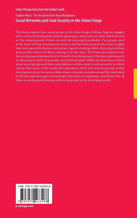 Produktbild: Social Networks and Food Security in the Urban Fringe
