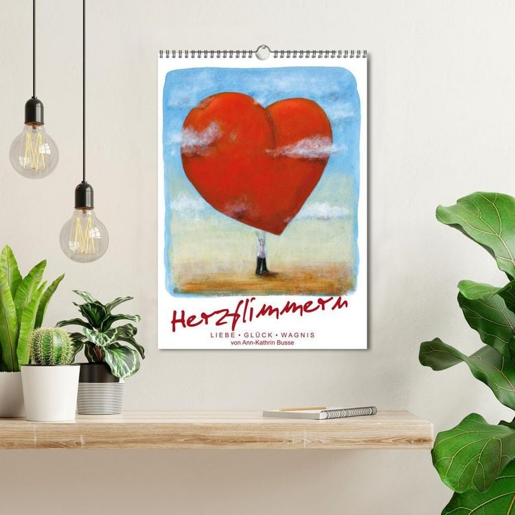 Produktbild: Herzflimmern (Wandkalender 2026 DIN A3 hoch), CALVENDO Monatskalender