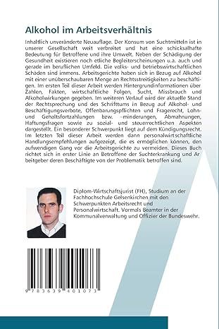 Produktbild: Alkohol im Arbeitsverh&auml;ltnis