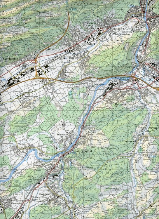 Produktbild: Swisstopo 1 : 50 000 Weissenstein Oberaargau