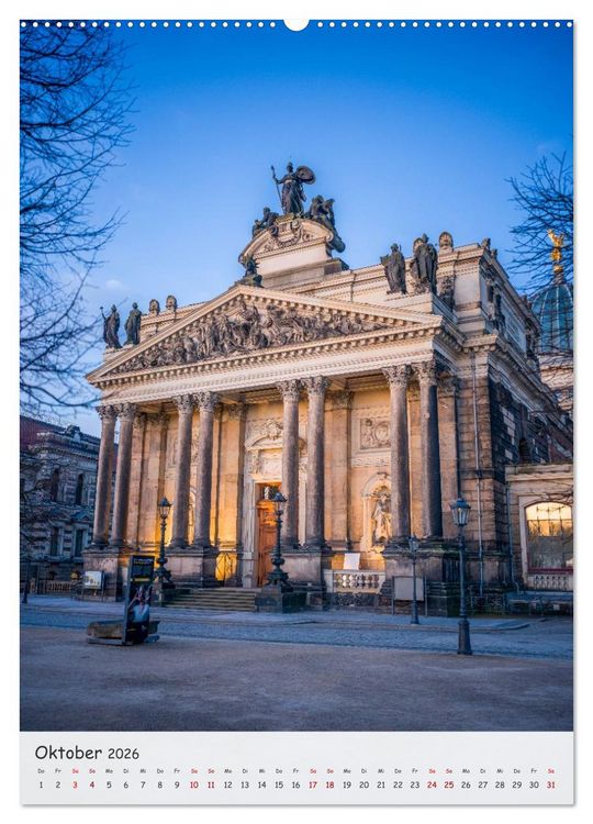 Produktbild: Dresden - Bilder aus Elbflorenz (hochwertiger Premium Wandkalender 2026 DIN A2 hoch), Kunstdruck in Hochglanz