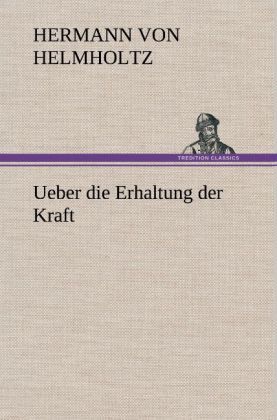 Produktbild: Ueber die Erhaltung der Kraft