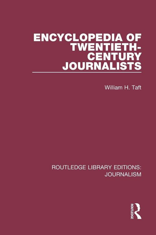 Produktbild: Encyclopaedia of Twentieth Century Journalists
