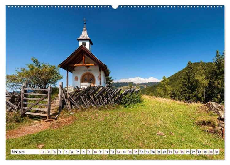 Produktbild: Kraftpl&auml;tze in den Bergen (Wandkalender 2026 DIN A2 quer), CALVENDO Monatskalender