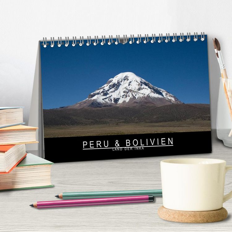 Produktbild: Peru & Bolivien - Land der Inka (Tischkalender 2026 DIN A5 quer), CALVENDO Monatskalender