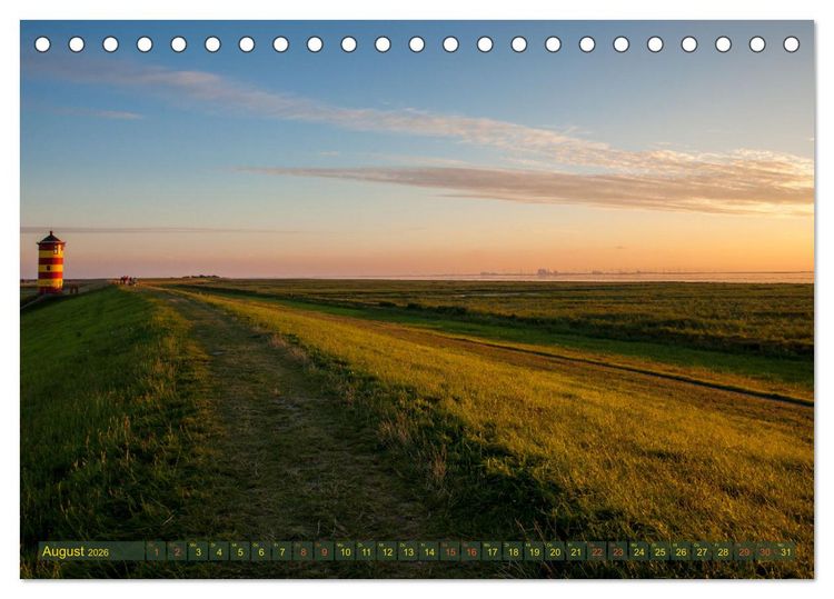 Produktbild: Greetsiel in Ostfriesland (Tischkalender 2026 DIN A5 quer), CALVENDO Monatskalender