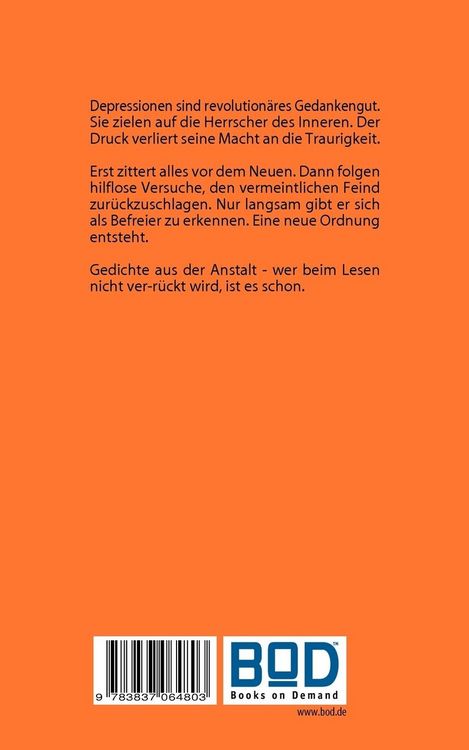 Produktbild: Gedichte aus der Anstalt